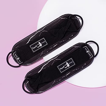 SuzieB Fitness Ankle Straps for Cable Machine Workouts
