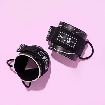 SuzieB Fitness Ankle Straps for Cable Machine Workouts
