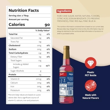 Torani Hibiscus Syrup - Elevate Your Drink Experience