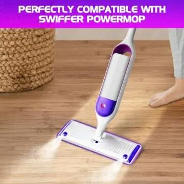 Qaestfy Microfiber Pad Refill for Swiffer Power Mop