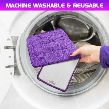 Qaestfy Microfiber Pad Refill for Swiffer Power Mop