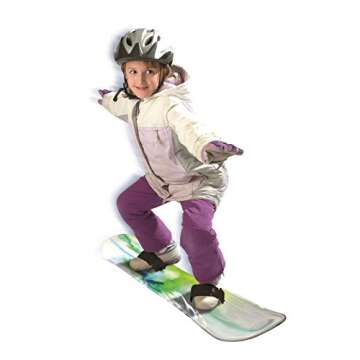 Emsco Group ESP 107 cm Day Glow Suprahero Snowboard - Starter Board with Adjustable Wrap Bindings - ...