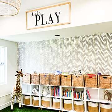 playroom wall decor - playroom decor - lets play sign - playroom sign - lets play - play sign - playroom wall art - play room wall decor - play sign for playroom - playroom
