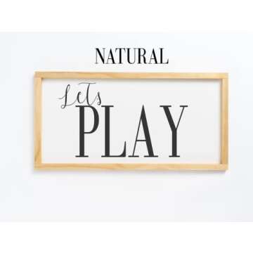 playroom wall decor - playroom decor - lets play sign - playroom sign - lets play - play sign - playroom wall art - play room wall decor - play sign for playroom - playroom