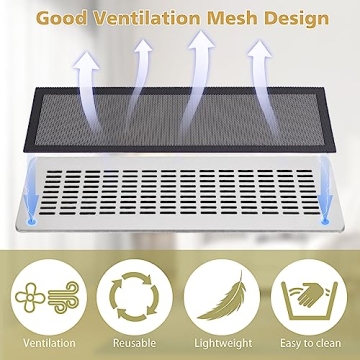 4 Pack Magnetic Vent Covers - Keep Air Clean & Safe