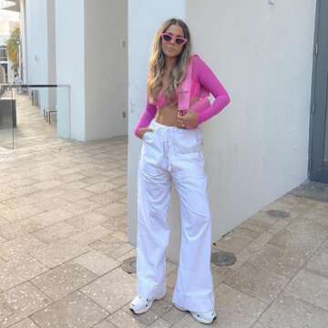 Jucoo Cat Eye Sunglasses for Women - Retro Style UV Protection