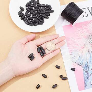 PH PandaHall Breakaway Clasps & Lanyard String for Jewelry Craft