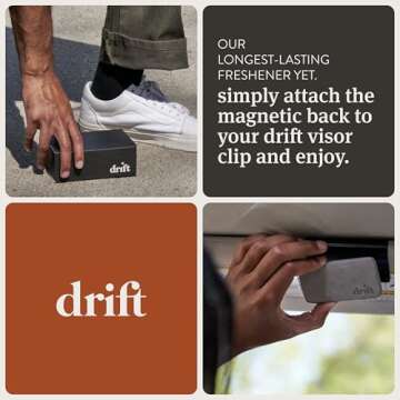 Drift Car Air Freshener - Stylish Stone Design Starter Kit