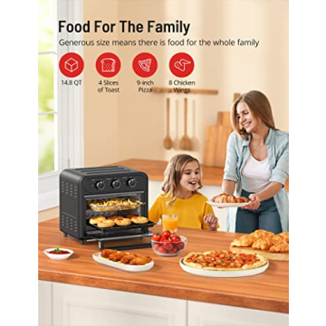 Versatile Air Fryer Toaster Oven for Easy Meal Prep