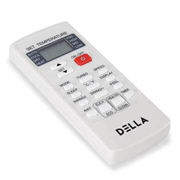 Energy Efficient DELLA 12000 BTU Mini Split AC & Heater