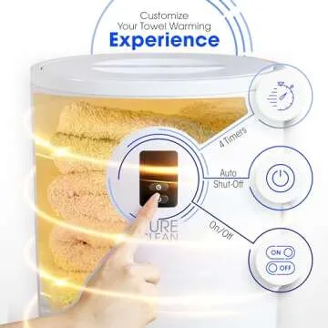 Luxury PureClean Towel Warmers for Cozy Comfort