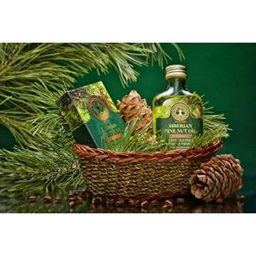 Siberian Pine Nut Oil 100 Ml, Premium Quality, Extra Virgin, First Cold Press – 3.4 Fl Oz