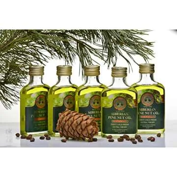 Siberian Pine Nut Oil 100 Ml, Premium Quality, Extra Virgin, First Cold Press – 3.4 Fl Oz