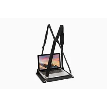 Standing Desk Walking Desk - Hands Free Wearable Mobile Laptop Harness for 13" Laptops or Clipboards