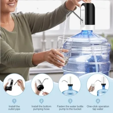 JOYHILL 5 Gallon Bottle Dispenser for Camping & Home Use