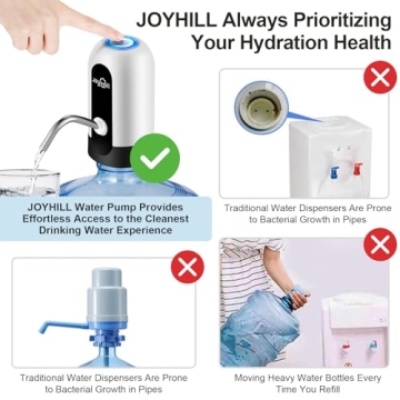 JOYHILL 5 Gallon Bottle Dispenser for Camping & Home Use