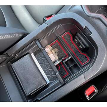 JOJOMARK Compatible with Toyota RAV4 Accessories Center Console Organizer Fits for RAV4 2019 2020 20...