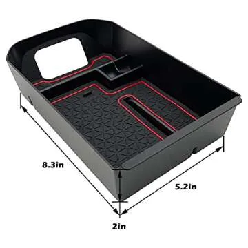 JOJOMARK Compatible with Toyota RAV4 Accessories Center Console Organizer Fits for RAV4 2019 2020 2021 2022 2023 2024 RAV4 Prime 2021-2024