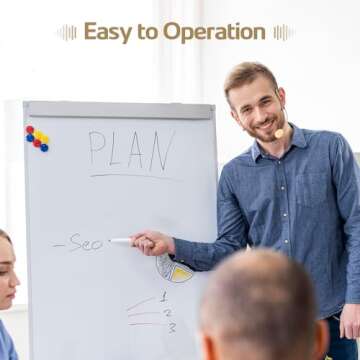 Gazechimp Microphone Props Mic Toy, Headset Microphone System, Headworn Single Earset Over Ear Hanging Condenser Mic Compatible for Singing, Churches, Stage Performance,Lectures,Theater