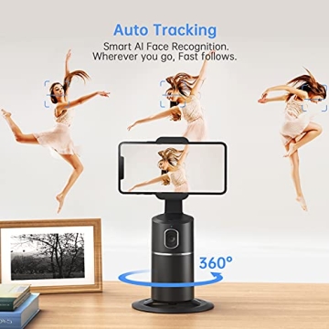 Auto Face Tracking Phone Holder for Easy Video Streaming