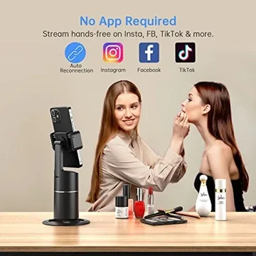 Auto Face Tracking Phone Holder for Easy Video Streaming