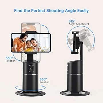 Auto Face Tracking Phone Holder for Easy Video Streaming