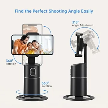 Auto Face Tracking Phone Holder for Easy Video Streaming