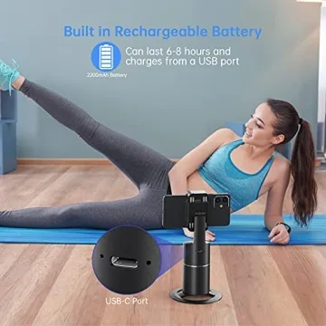 Auto Face Tracking Phone Holder for Easy Video Streaming