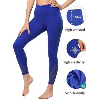 Yvette High Waist Soft Non-See-Through Workout Leggings