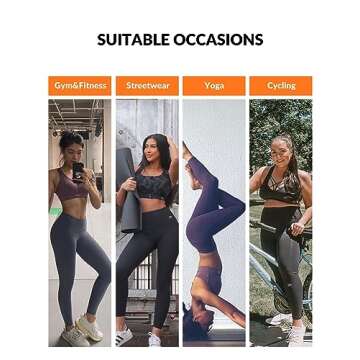 Yvette High Waist Soft Non-See-Through Workout Leggings