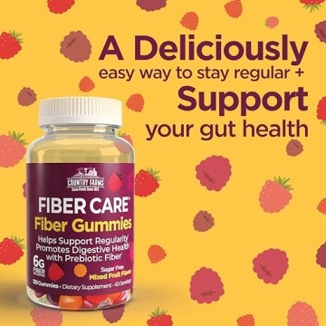 Country Farms Fiber Care Gummies for Digestive Health