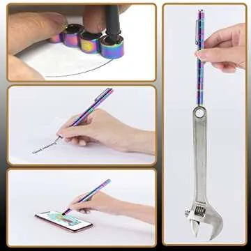 Magnetic Fidget Pen，Cool Fidget Toys，Gift for Teenage Boys,Figette Toys - Perfect for Stress Relief and Focus - Great Fidget Toy for Adults and Teens - Unique Gift for Boys and Girls