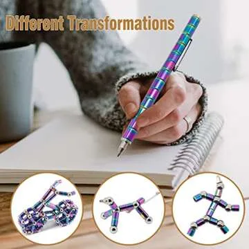 Magnetic Fidget Pen，Cool Fidget Toys，Gift for Teenage Boys,Figette Toys - Perfect for Stress Relief and Focus - Great Fidget Toy for Adults and Teens - Unique Gift for Boys and Girls