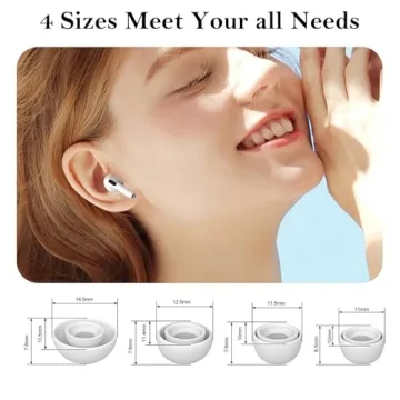 Replacement Soft Ear Tips for AirPods Pro - 4 Sizes