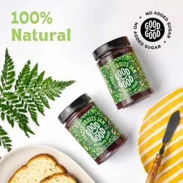 GOOD GOOD No Added Sugar Forest Fruit Jam - Keto Friendly Jelly - Low Carb, Low-Calorie and Vegan - Diabetic Friendly - 12oz / 330g (Pack of 1)