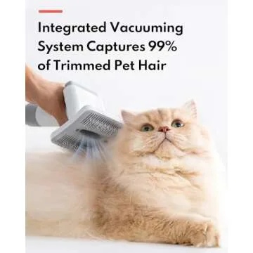 HomeRunPet Ultra Quiet Dog Grooming Vacuum, Pet Vacuum, Suction 99% Pet Hair, 6 Tool Grooming Kit, Anti Shedding, 1.85L Dust Cup, Home Grooming & Cleaning for Dogs, Cats, Others