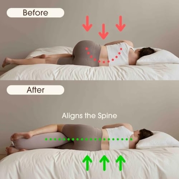 bbhugme Adjustable Pregnancy Pillow - Ergonomic Full Body Support