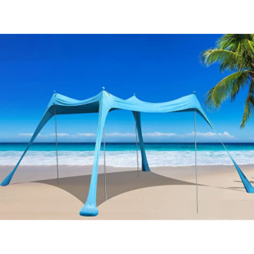 BOTINDO Family Beach Tent Canopy Sun Shade for Outdoor Fun