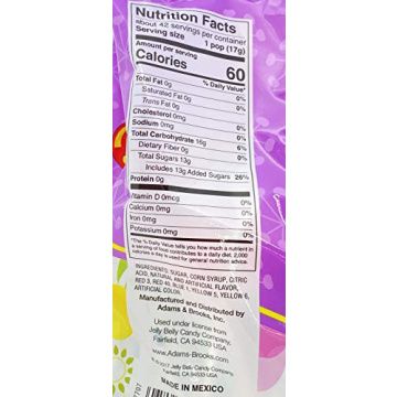 Adams & Brooks Jelly Belly Lollipops - Sweet Treats for All