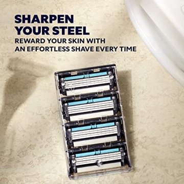 Dollar Shave Club Men's 4-Blade Refill - Comfortable Shave