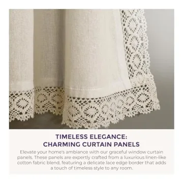 Lush Decor Rosalie Light Filtering Curtains - Vintage Charm