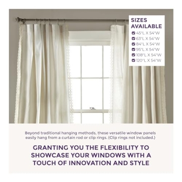 Lush Decor Rosalie Light Filtering Curtains - Vintage Charm