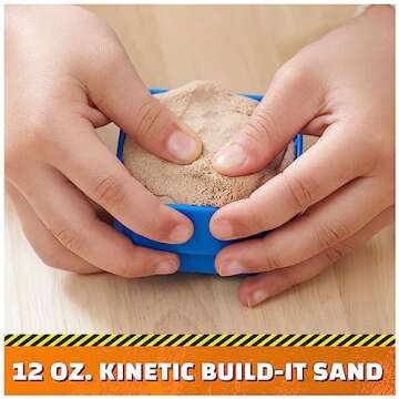 Rubble & Crew, Bark Yard Crane Tower Playset with Action Figure, Toy Bulldozer & Kinetic Build-It Play Sand, PAW Patrol Kids Toys for Boys & Girls 3+