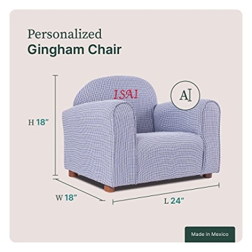 Personalized Kids Chair Checkers Design for Ages 2-5