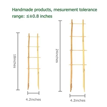 Cambaverd Bamboo Trellis Set for Indoor Climbing Plants