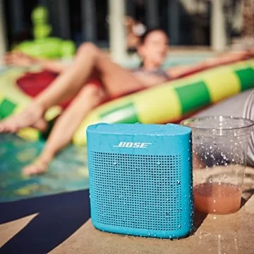 Bose SoundLink Color II: Portable Bluetooth, Wireless Speaker with Microphone- Aqua Blue
