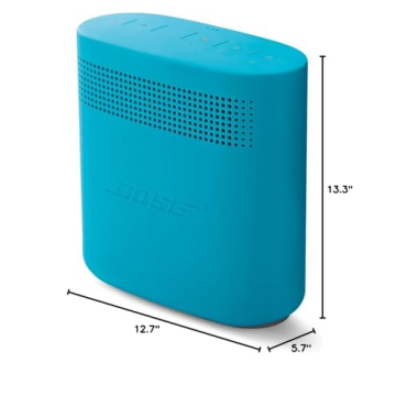 Bose SoundLink Color II: Portable Bluetooth, Wireless Speaker with Microphone- Aqua Blue