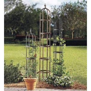 Plow & Hearth Garden Obelisk Trellis for Climbing Plants