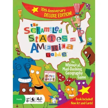 Exciting Gamewright The Scrambled States of America Game
