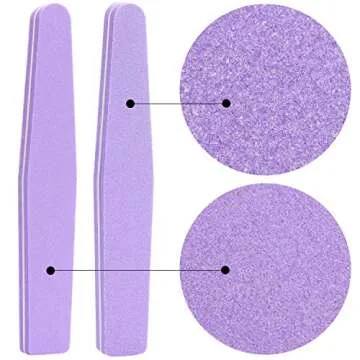 20Pcs Nail Block Buffer Files - Durable & Washable Buffers